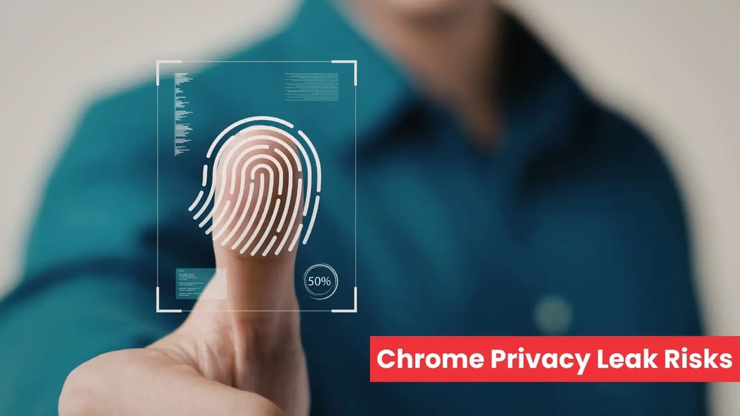 Chrome compared with Firefox, Brave, and Edge showing browser fingerprinting and privacy tracking concerns in 2026