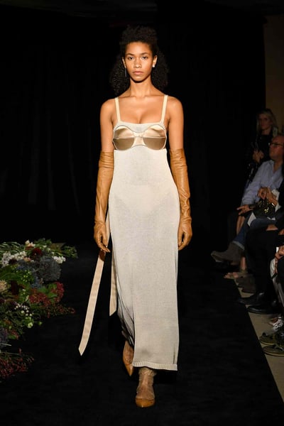 Sculptural corset design from Danielle Frankel Fall 2026 runway