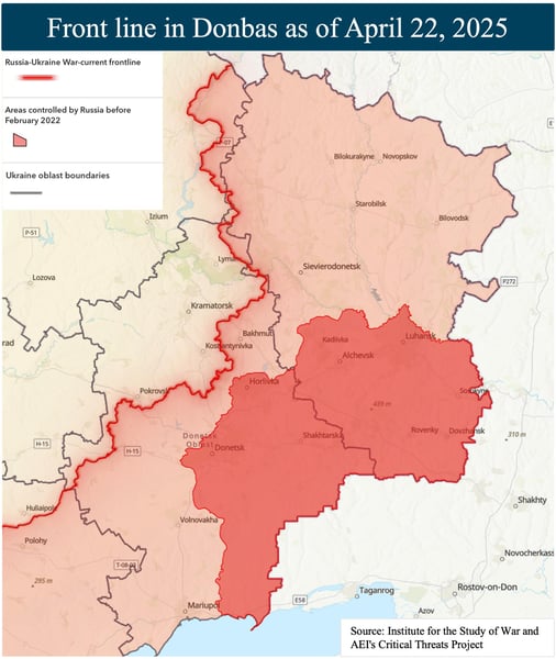 Map showing Luhansk region control in Russia Ukraine War