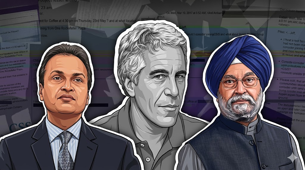 Epstein Files reveal links between Jeffrey Epstein, Anil Ambani, and King Charles III