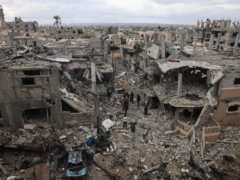 Gaza Genocide families rebuild homes using mud and rubble after Israeli destruction