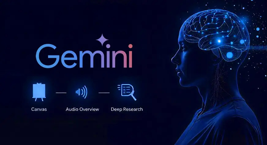 Gemini Screen Awareness Feature Gemini AI analyzing user screen content including emails and notifications