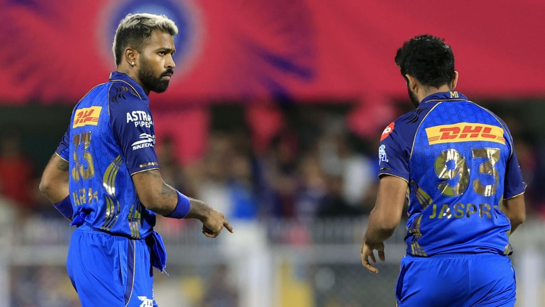Hardik Pandya reacts after Mumbai Indians loss to Rajasthan Royals IPL 2026