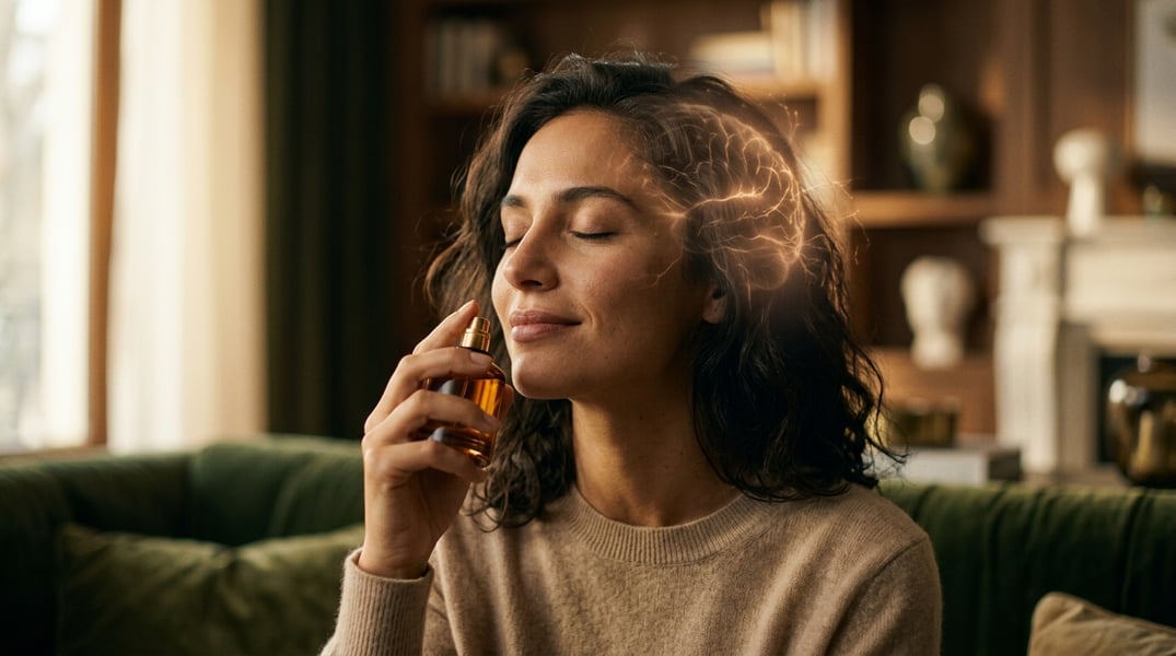 Smell, Memory, and Emotion Connection Human reacting emotionally to smell linked with memory and brain activity