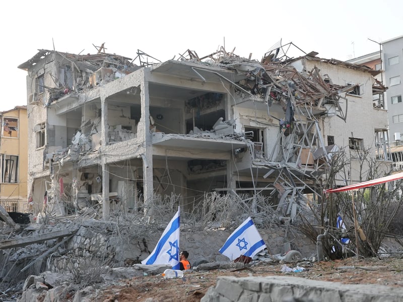 Damage to Iranian infrastructure after Israeli and US airstrikes