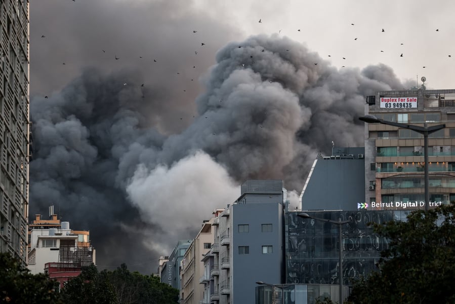 Israeli airstrikes hit central Beirut amid US Iran ceasefire tensions