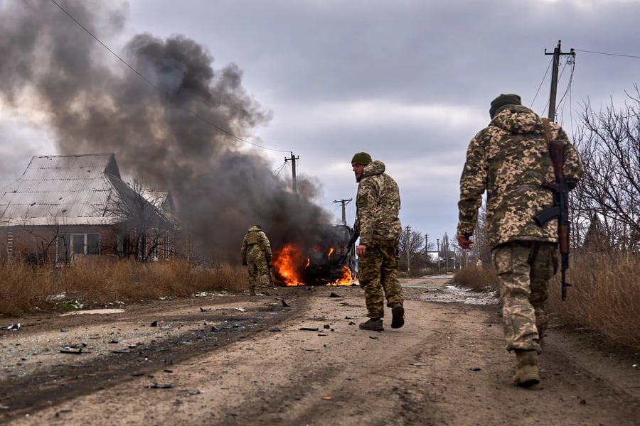 Russia Ukraine war destruction after Easter truce collapse and drone strikes escalation