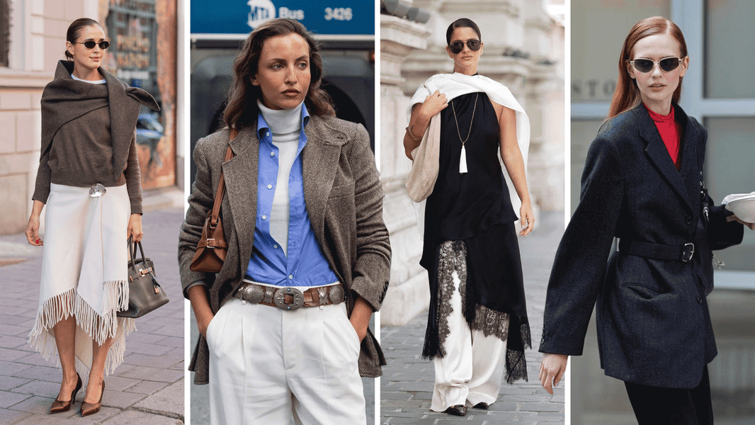 Spring 2026 fashion layering outfit with elevated basics and neutral tones