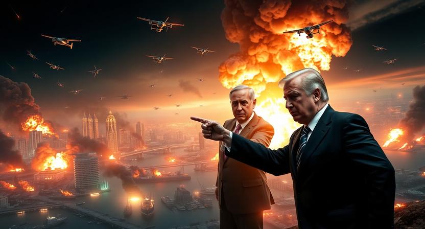 Donald Trump warns of destruction as Israel attacks Iran and civilians face threat
