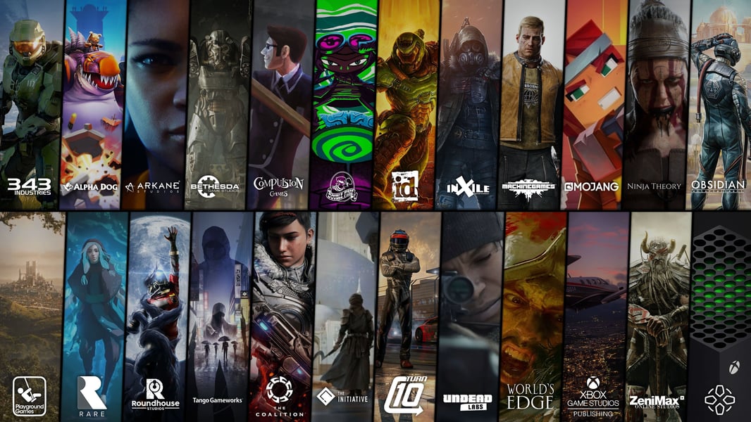 Diagram showing Xbox shifting from exclusives to timed and cross-platform release strategy