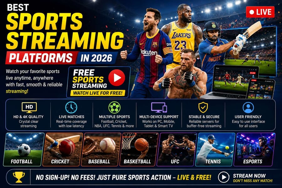 Best Sports Streaming Platforms in 2026