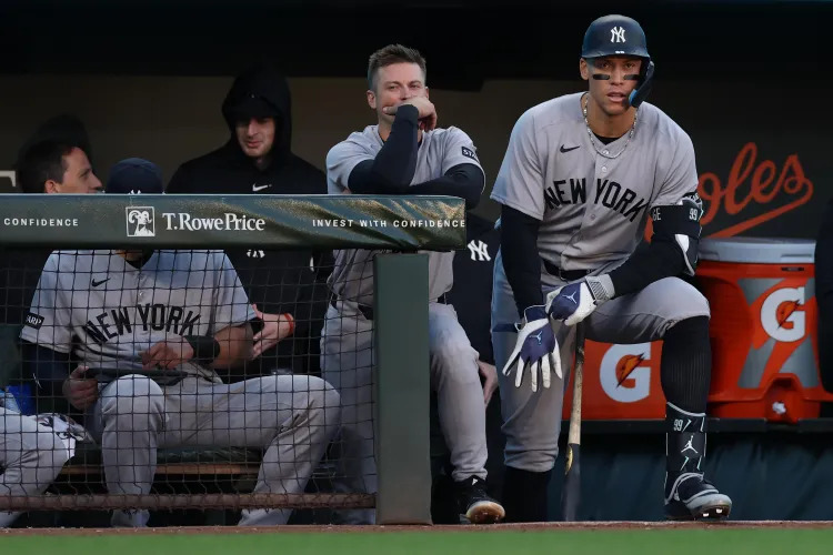 Ryan Weathers reacts after Yankees collapse against Orioles following Coby Mayo home run