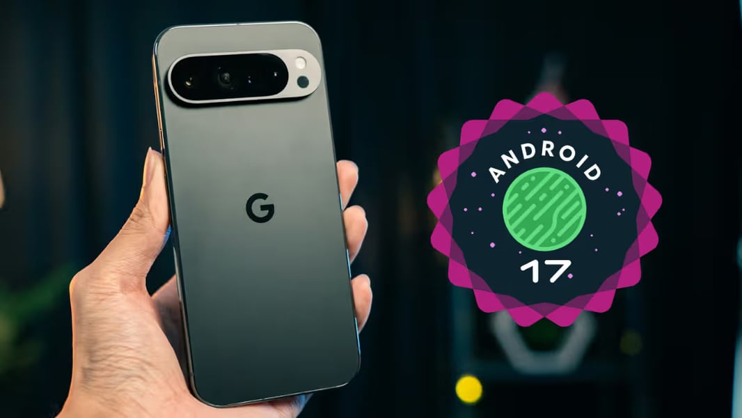 Android 17 beta interface running on a Google Pixel smartphone