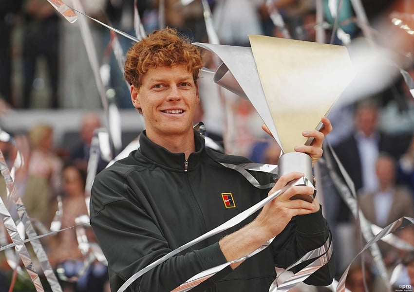 Jannik Sinner celebrates Madrid Open 2026 title after defeating Alexander Zverev