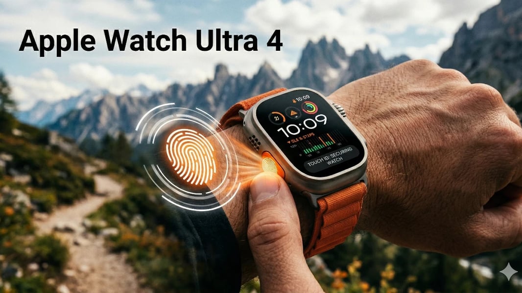 Apple Watch side button where Touch ID integration was rumored