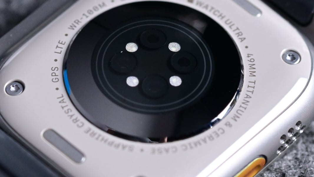 Apple Watch Ultra 4 rumored rear sensor layout redesign compared to previous Ultra model