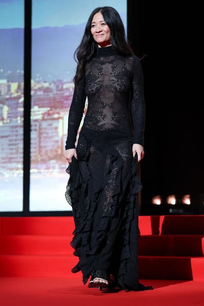 Hamnet director and Cannes 2026 jury member Chloe Zhao on the opening ceremony red carpet