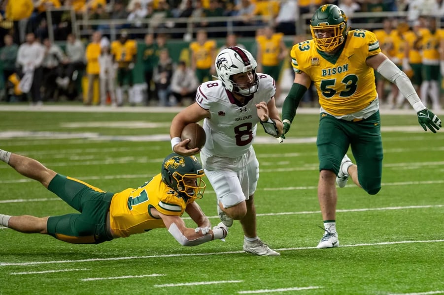 Cole Payton dual threat quarterback play before being drafted by Eagles