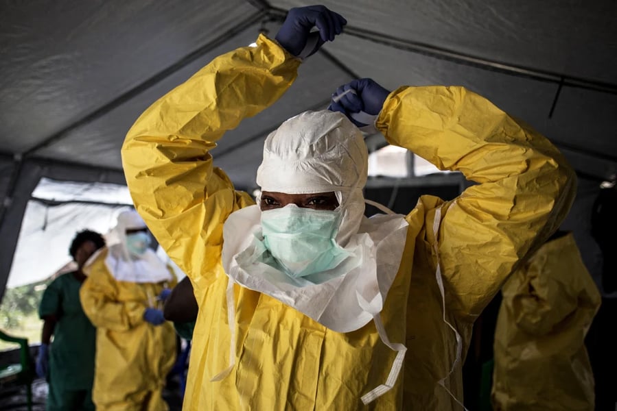 Healthcare workers respond to deadly Ebola outbreak in eastern Congo