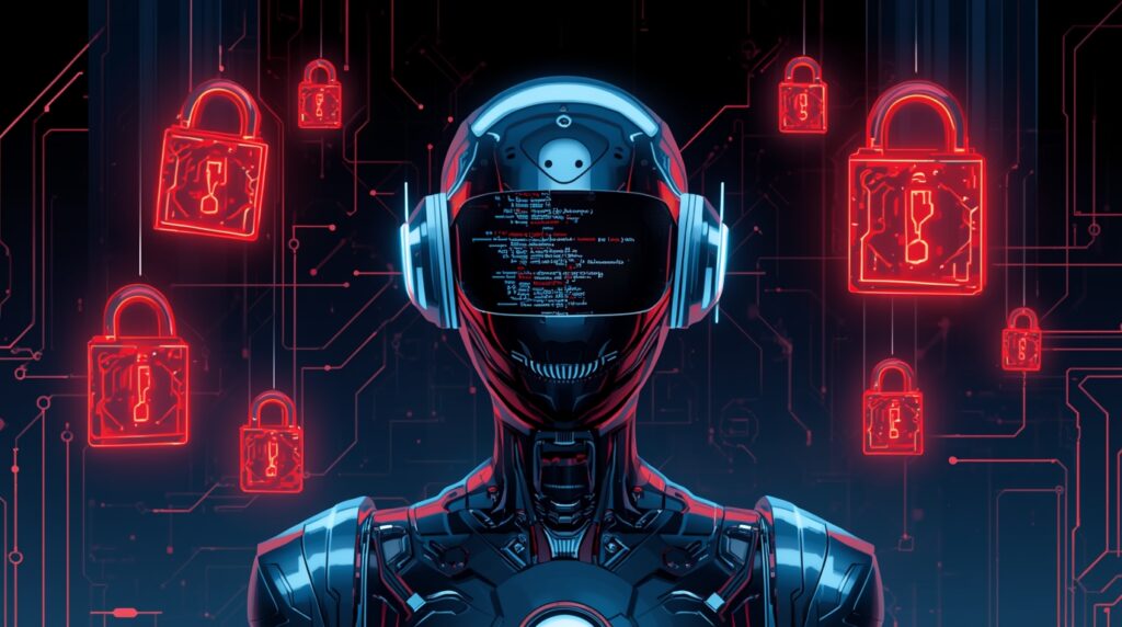 Experts Warn Private AI Systems Still Face Security Risks Encrypted AI chat cybersecurity illustration