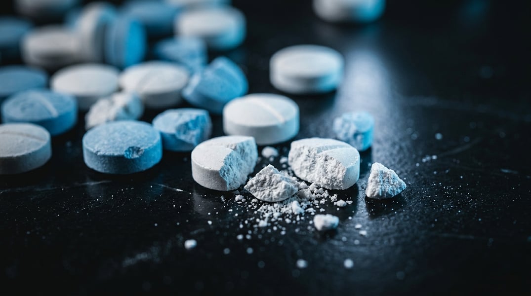 Counterfeit pills linked to fentanyl trafficking and opioid crisis