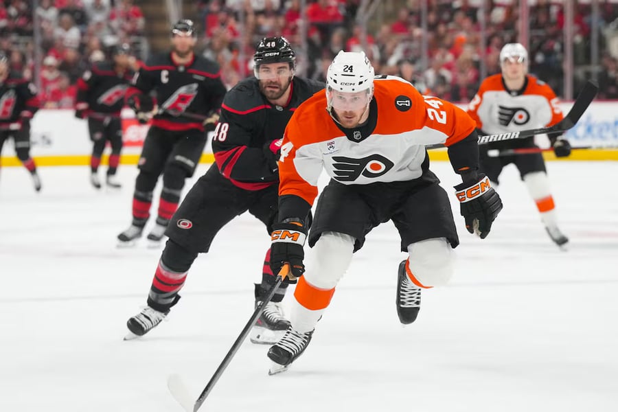 Anderse Frederik Andersen makes crucial save during Hurricanes playoff win
