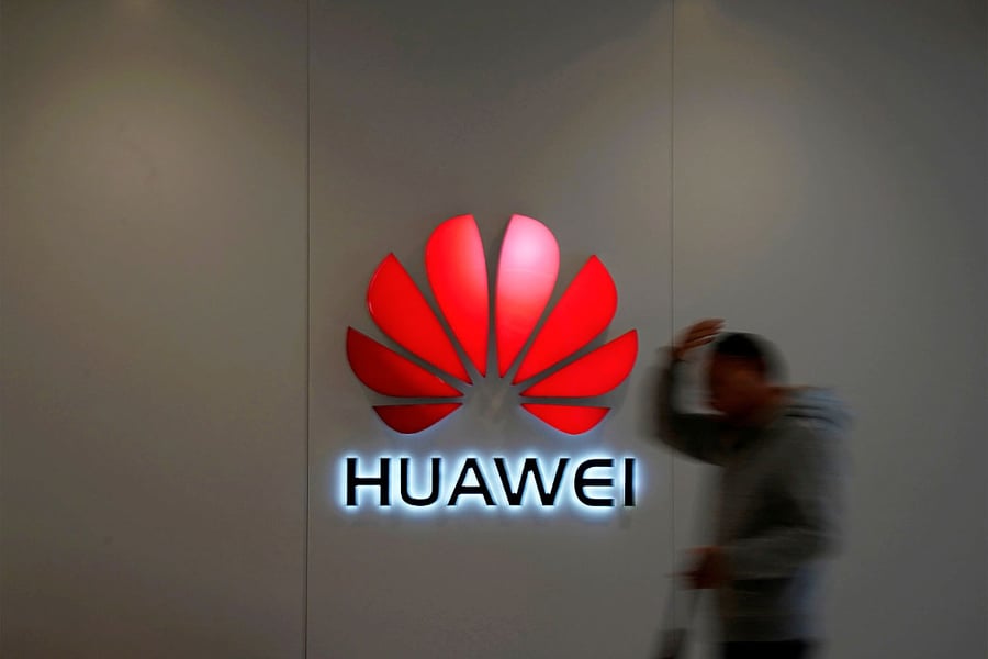 Huawei LogicFolding AI semiconductor chip concept illustration