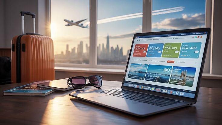 Indian travellers at an airport as overseas travel spending falls to $1.09 billion in March 2026 amid the Iran-US war