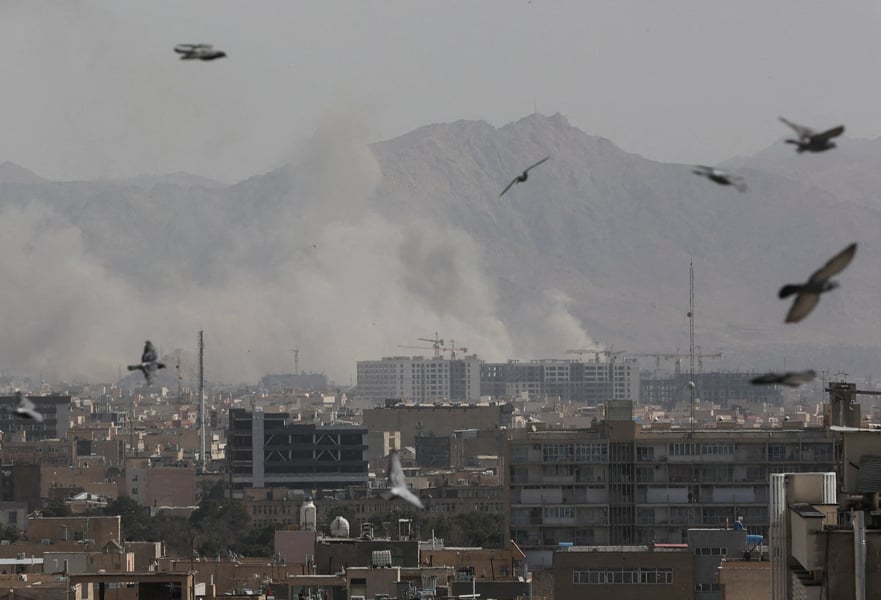 Iranian missile forces conducting military operations during regional tensions