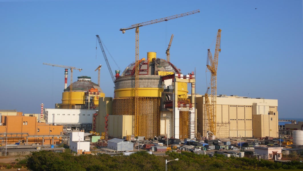 Kudankulam Nuclear Power Plant built with Russian cooperation in India