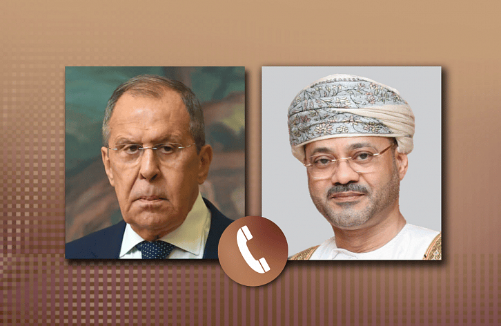 Russian Foreign Minister Sergey Lavrov and Omani Foreign Minister Badr Albusaidi discuss Persian Gulf tensions and the Strait of Hormuz crisis