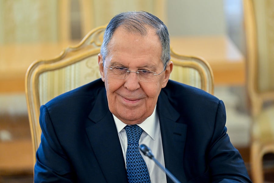 Russian Foreign Minister Sergey Lavrov speaks in Moscow about US-Iran negotiations and regional tensions