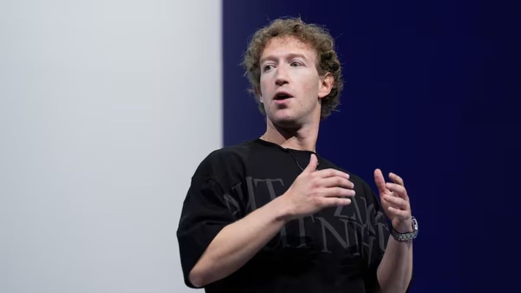 Mark Zuckerberg internal memo AI layoffs restructuring speech tech leadership