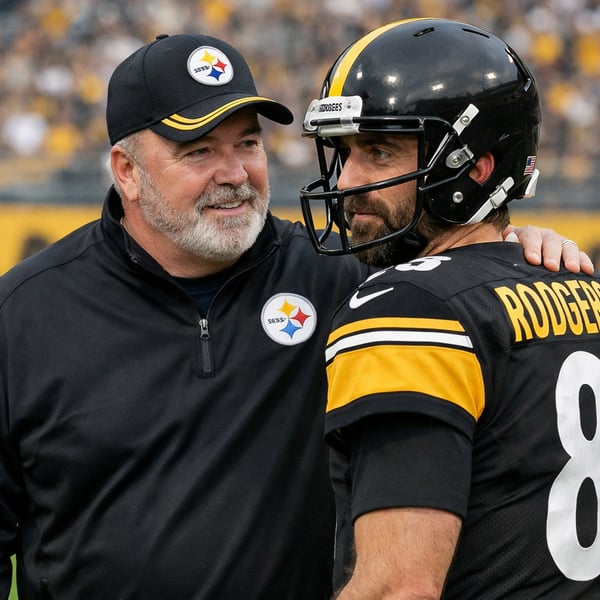 Mike McCarthy coaching during NFL game while linked to Aaron Rodgers Steelers negotiations