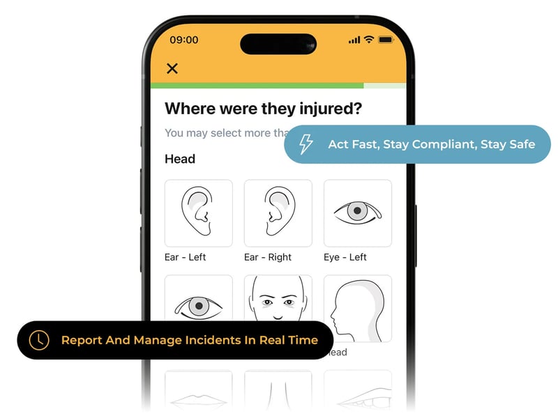 Real-Time Mobile Safety Reporting Technology User reporting safety concern through mobile app in downtown area