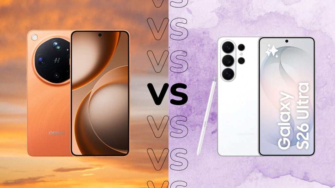 Oppo Find X9 Ultra vs Samsung Galaxy S26 Ultra smartphone camera comparison 2026 zoom test