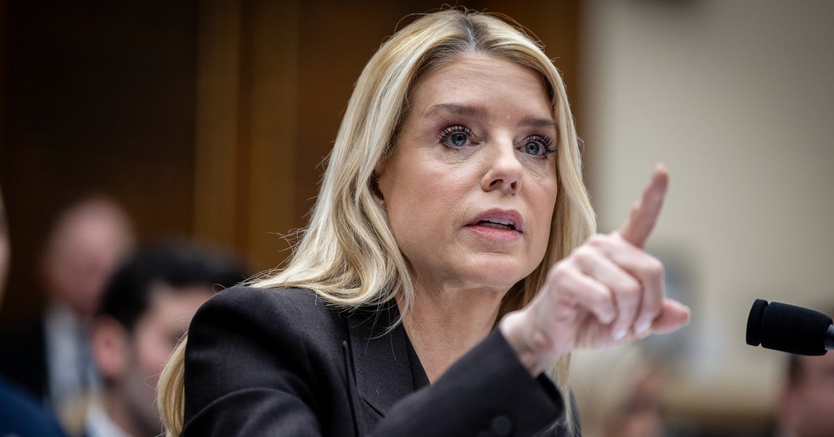 Former Attorney General Pam Bondi testifies about the Epstein files before a House committee