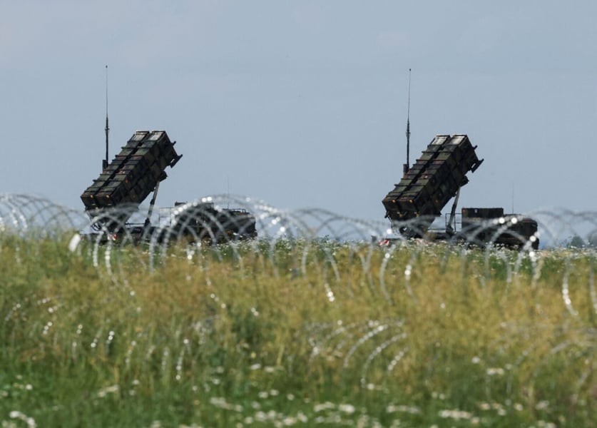 Russian air defense systems intercept Ukrainian drones during a massive aerial attack over Russian territory