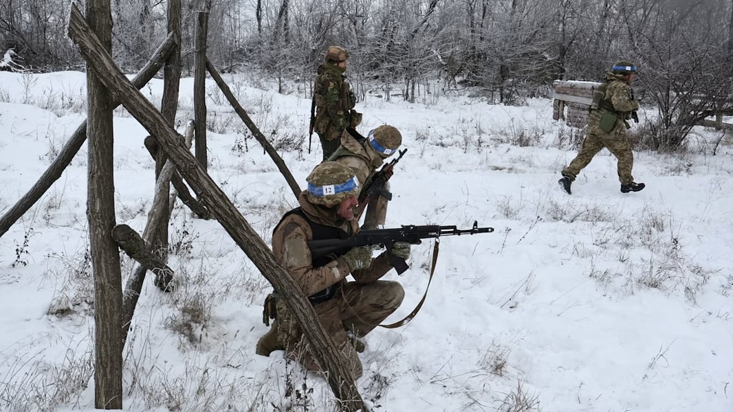 Russian troops during frontline operations in Ukraine’s Zaporizhzhia region