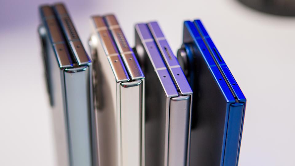 Samsung Galaxy Z Fold 8 hinge leak showing crease reduction design