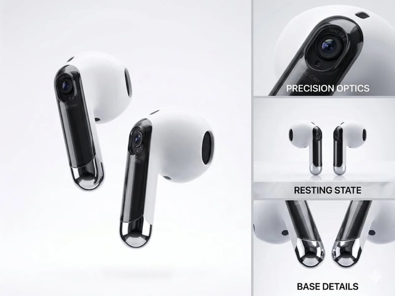 Siri Visual Intelligence Powered by AirPods Siri AI interpreting real-world objects using AirPods camera-based visual intelligence system
