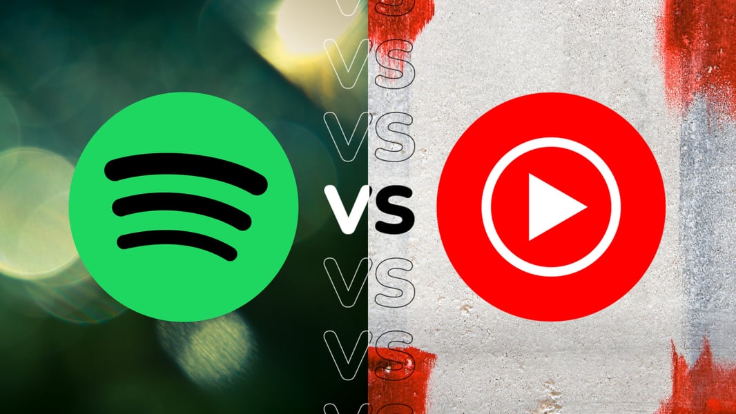 Comparison between Spotify and YouTube Music playlist organization tools