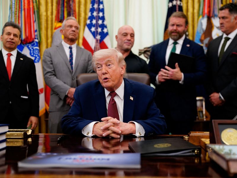 US President Donald Trump during negotiations with Iran amid the Strait of Hormuz Gulf crisis in 2026