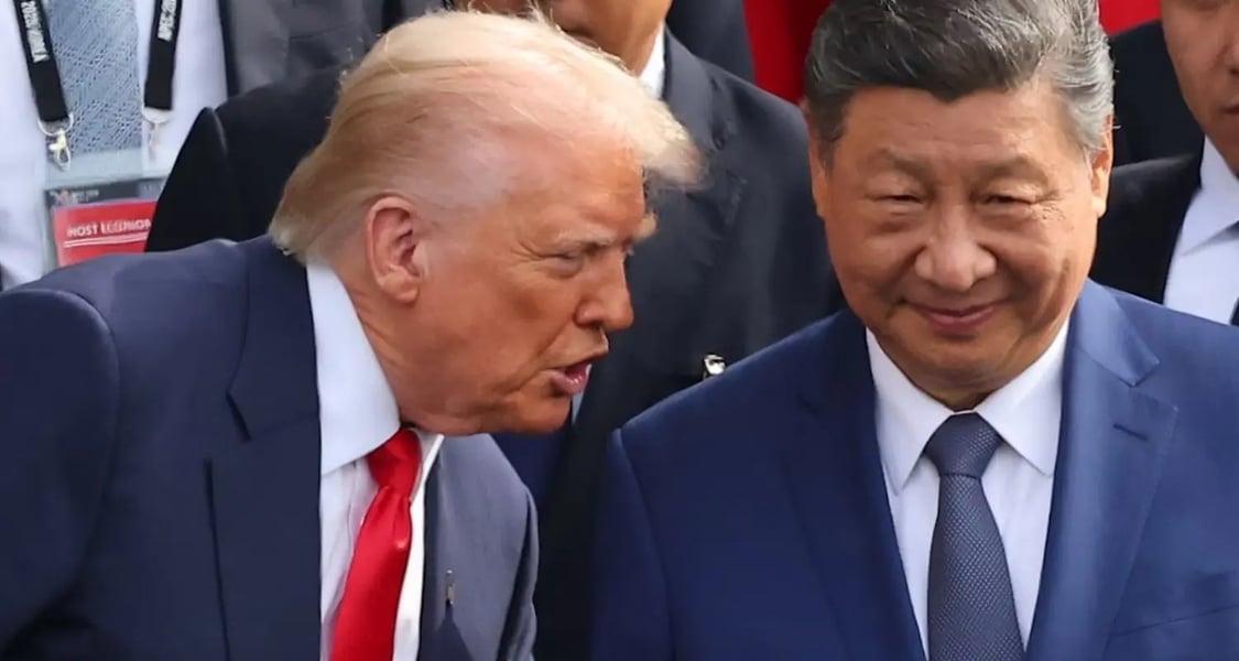 US President Donald Trump meets Chinese President Xi Jinping during the Beijing summit in 2026