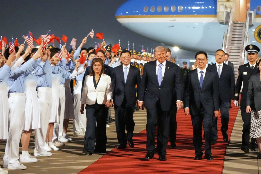 Donald Trump meets Xi Jinping in Beijing alongside Elon Musk and Nvidia CEO Jensen Huang during US-China trade and AI talks