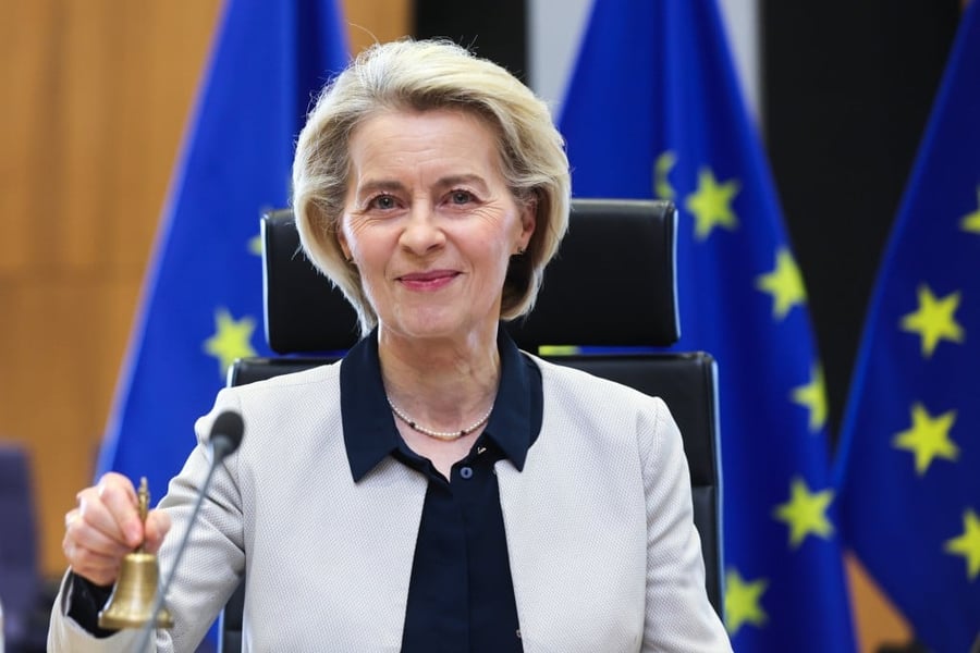 European Commission President Ursula von der Leyen backs a tougher EU stance on China trade and industrial overcapacity