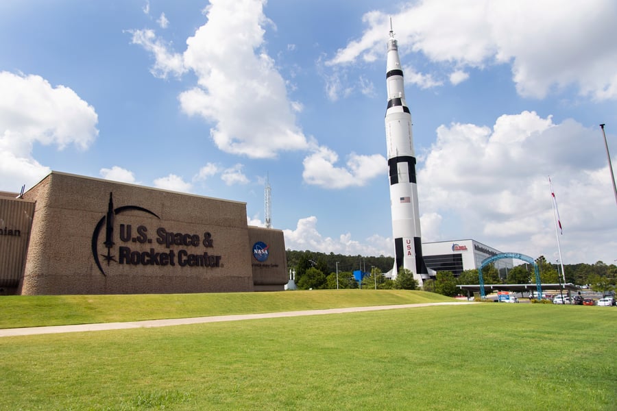 US Space and Rocket Center in Huntsville Alabama where SpaceCamp 1986 film was shot on location