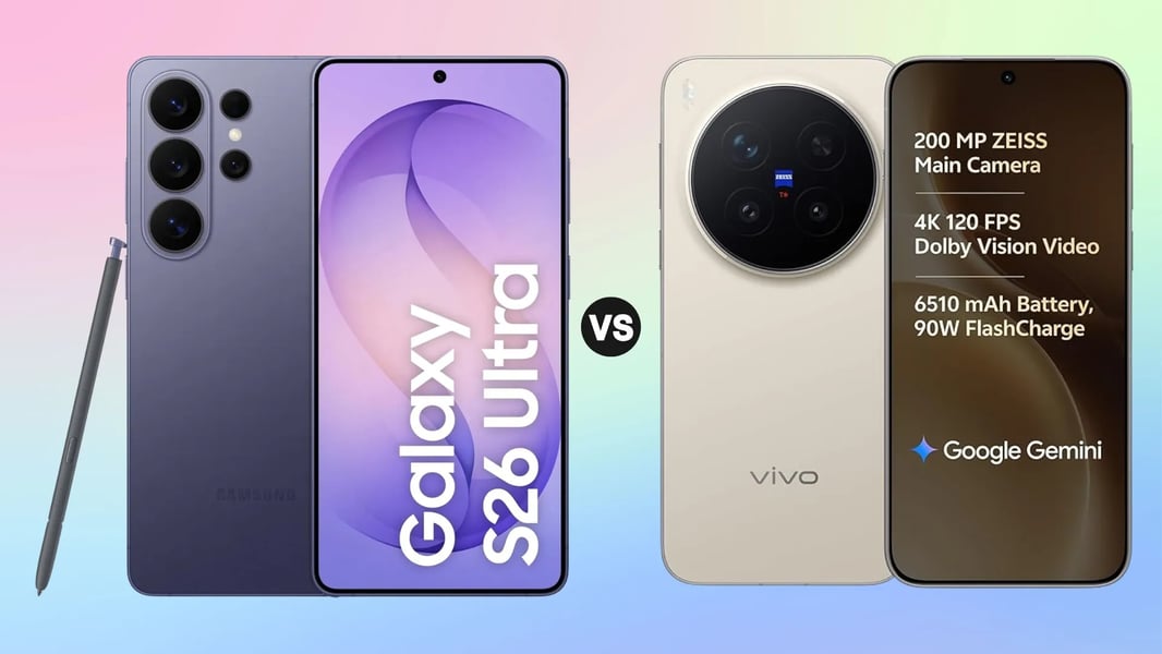 Vivo X300 Ultra vs Galaxy S26 Ultra vs Xiaomi 17 Ultra camera comparison showing 2026 flagship photography battle