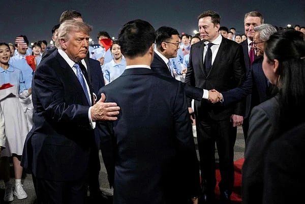 Chinese President Xi Jinping meets US President Donald Trump during high-stakes talks in Beijing