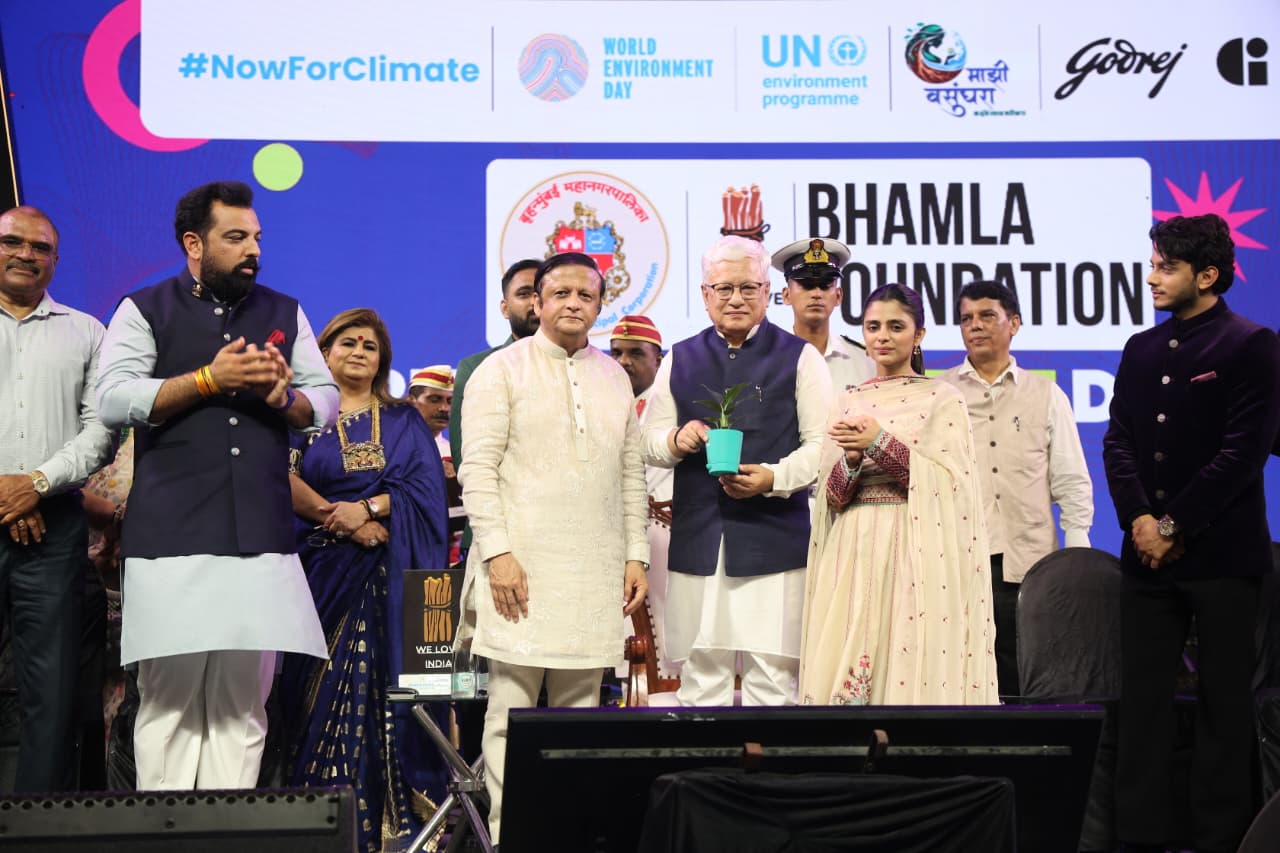 Governor Jishnu Dev Varma Attends as Asif Bhamla and Bhamla Foundation Mark World Environment Day 2026 at Carter Road